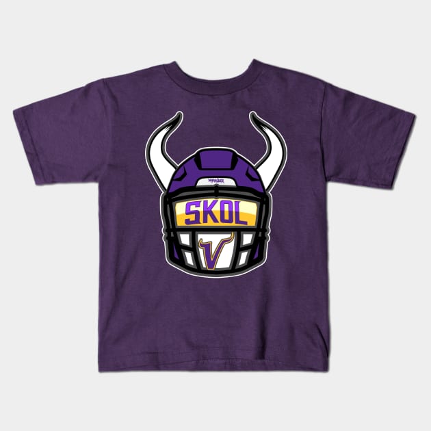 SKOL Minnesota! Kids T-Shirt by Summo13